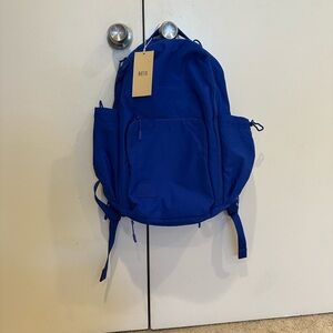 BÉIS north to south backpack in cobalt blue